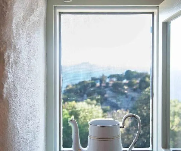 Messes Traditional Stone House With Amazing Sea View Apartament